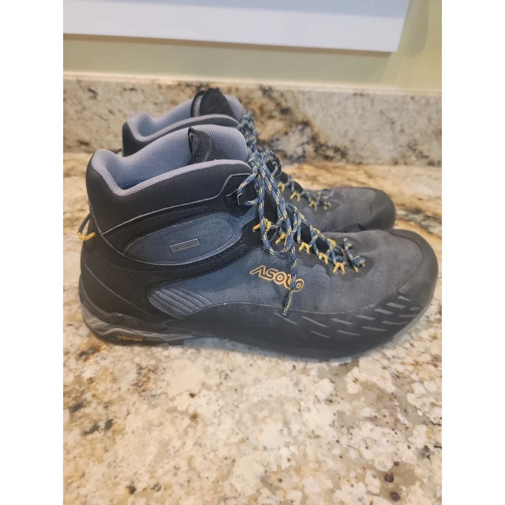 Asolo Eldo Mid LTH GV GTX Gore-Tex- Men's Hiking  Boot Graphite/Oasis Size 9.5